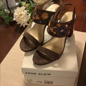 Anne Klein open toe heeled sandals